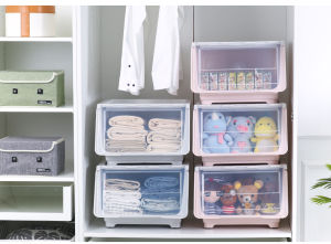 Container Box Plastik/Kotak Penyimpanan Makanan Dapur Mainan Dengan Tutup/Storage box