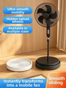 QINFEI | Universal Moving Fan Base with Casters