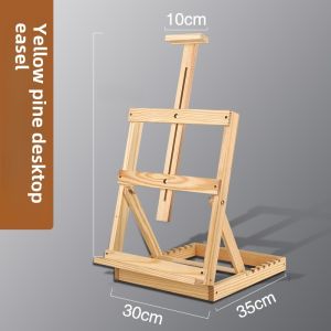Desktop Easel Desktop Canvas Frame for Art Students Only Small Sketch Board Kids Drawing Tools Set Oil Painting Easel Beech Shelf 4K Painting Foldable Bracket Table Portable Mini Bracket