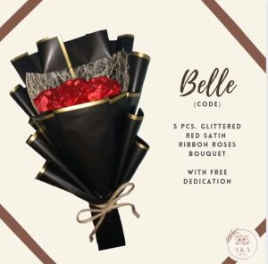 Belle Bouquet w/out glitters (Satin Ribbon)