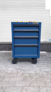 Tủ dụng cụ CSPS 61cm - 04 hộc kéo màu xanh dương kèm bánh xe