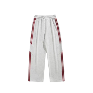 Loose Straight Leg Mens Sport Pants American High Street Style Spring Autumn Campus Students Casual Trousers Polyester Fiber