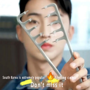 Korean Hair Volumizing Texture Styling Brush – High Crown Lift Magic Tool for Men & Women Home Use