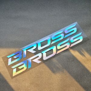 Waterproof Road Bicycle Color Change Stickers for BROSS Customized Cycling Equipment Reflective Decals Self-Adhesive