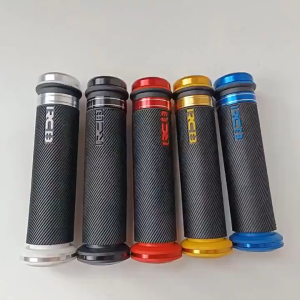 Rcb Universal Rubber Handle Grip with Anti-Slip Design for Bikes and Motorcycles 1pair/2pcs