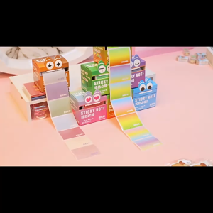 Pull-Out Sticky Note Paper 40 Sheets Roll New Design for Easy Use & Versatile Use in Home Office Adhesive Notes