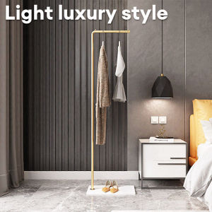 Luxury rock hanger Metal clothing display rack Modern minimalist hat rack Home high-end standing coat rack Floor-standing metal art hanger