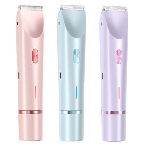 Womens Waterproof Bikini Trimmer Electric Razor Rechargeable Hair Removal Device for Smooth Skin