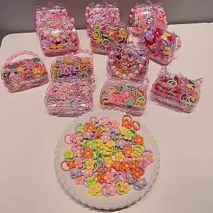 20 ชิ้น ยางรัดผมดอกไม้สีสันสดใสสำหรับเด็ก ผู้หญิง น่ารัก ยางรัดผมยางยืด เกาหลี อุปกรณ์เสริมผมเด็กทารก เด็กหญิง ยางรัดผม