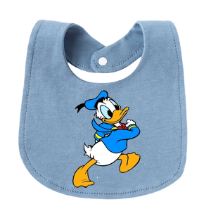 Disney | Baby Bib 100% Cotton Soft Absorbent Baby Bib U-Shaped Baby Bib Suitable for Use by Newborns to Children Aged 3 Years for Feeding
