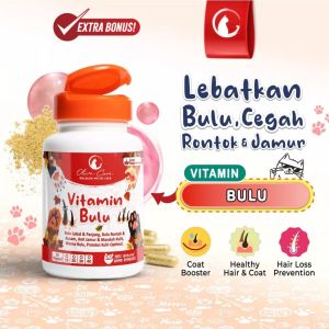 Olive Care Original Vitamin Kucing Bulu Rontok Pelebat Penumbuh Panjangkan Tebalkan Bulu Kucing