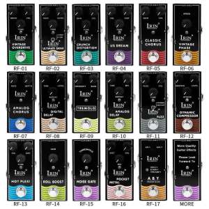 IRIN | Electric Guitar Effect Pedal Mini Single True Bypass Pedal Analog Delay/Tremolo/Classic Chorus/Analog Delay Guitar Accessory