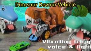 Mainan Anak Mobil Mobilan Truck Truk SHARK CHOMP Dino TRANSPORTER PLAY SET - TRANSPORT MEGALODON MEGA HAULER Truck Mainan Kado Ulang tahun Ultah Anak Laki laki