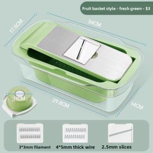 DEMING | Multi-functional Stainless Steel Kitchen Vegetable Slicer