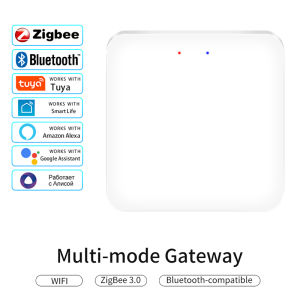 ZigBee Hub Tuya Multi Mode Gateway Home Bridge 2.4GHz WiFi BLE SigMesh Smart Life App Remote Control Work With Alexa Google Home