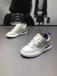 High-End Thick Bottom Casual Mens Sneakers Fashionable New Arrival White Shoes Sporty Outdoor Accessories Shoe Laces