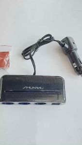 Bộ Chia Tẩu Sạc Ô Tô Xe Hơi ShunWei 3 Tẩu - 2 Usb Kép QC 3.0 Công Suất 120W Kết Hợp Led Sang Trọng