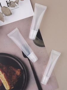 Portable Travel Hand Cream Squeegee Tube Labeling Bottle Cosmetic Container Lipstick Eye Cream Small Empty Bottle Packaging
