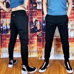 กางเกงวอร์มทรงสลิมฟิตสำหรับผู้ชาย กางเกงขายาวลำลองสไตล์สตรีท แฟชั่นฤดูใบไม้ร่วง กางเกงขายาวลำลองสำหรับผู้ชาย ทรงสลิมฟิต กางเกงขายาวลำลอง