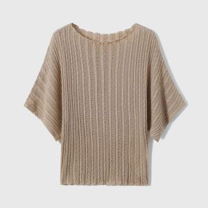 Lycell Batwing Blouse Short Sleeve