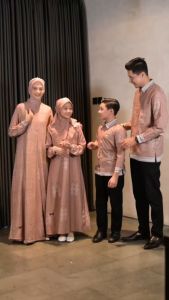 TERMURAH BASWARA FAMILY  MOCHA SARIMBIT LUBI 2025 GAMIS DAN KOKO YANG COCOK UNTUK OUTFIT LEBARAN KONDANGAN TERBARU KEKINIAN
