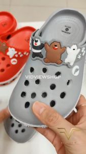 VIDVIEW !!ลดสนั่น!! รองเท้าหัวโตเด็ก Adda 55U16 เบอร์ 25-35 แบบสวม สำหรับเด็กชาย เด็กหญิง ลายหมี Bare