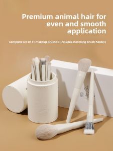 Lades | 11-Piece Multi-Functional Makeup Brush Set with Blending & Eye Brushes