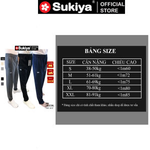 Quần Jogger Nam Thể Thao SUKIYA Chất Vải Nỉ Da Cá Cao Cấp Khỏe Khoắn Cạp Chun Vận Động Thoải Mái QTT05