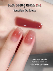 MIANEL Pure Desire Jelly Gel Nail Polish Whitening Nude Nail Polish Pink Nails Supplies Autumn Nails 12ml 1-24Pcs