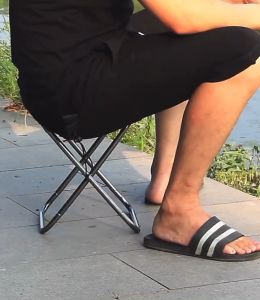 Portable Outdoor Folding Chair Seat Outdoor Fishing Camping Beach Folding Chair with storage bag
