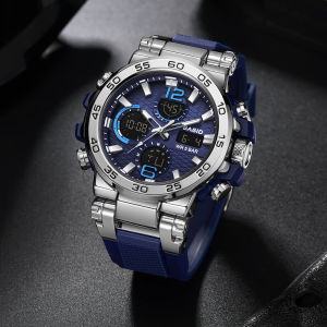 BASID Fashion Watches For Men Sports Luminous Mens Watches 50M Waterproof Electronic Watch Military Multifunctional Wristwatches