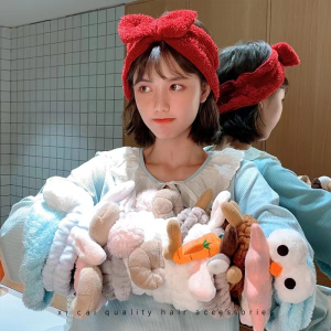 Băng Đô Rửa Mặt Vải Mềm Bờm Tóc Cute Dễ Thương Cho Nam Nữ - BEYOU