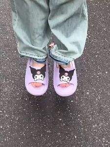 Sandal Anak Perempuan Couple Mom Kid Karakter Kuromi Melody Cinnamoroll