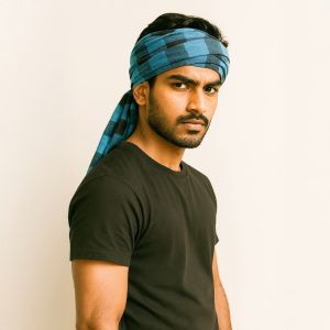 ผ้าขาวม้าผ้าทอบ้านไร่ ผ้าขาวม้าทอมือ ตรารถไฟ เนื้อดี สีสดใส ใหญ่พิเศษ ใส่ไปไร่ไปนาสะดวกสะบาย