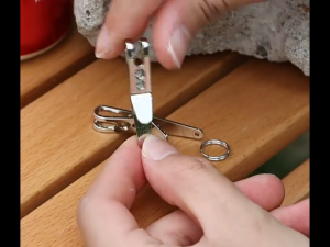 10pcs Suspension Clip Stainless Steel Keychain Pocket Clip Holder Portable EDC Quickdraw Tool