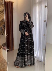 Isabela Dress Hijab SET HIJAB GAMIS RAYA MODEL TERBARU SET HIJAB RAYA KEKINIAN