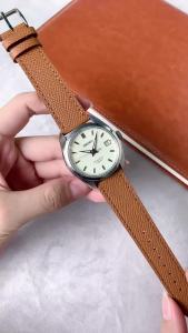 Hand-Made Palm Pattern Leather Watch Straps 18mm 20mm 22mm Watchband Epsom Top layer Leather Band Quick Release Bracelet