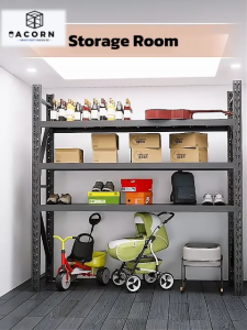 【Kaki.SG】Heavy Duty Steel Rack 300kg Capacity Bolt-Free Easy Assembly Anti-Rust Coating For HDB Kitchen Shop Warehouse重型置物架