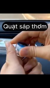 Trang Trí Cửa Gió Điều Hòa Ô Tô - Nước Hoa Sáp Thơm Cánh Quạt Đính Đá Cực Sang Cực Đẹp Cho Xế Yêu