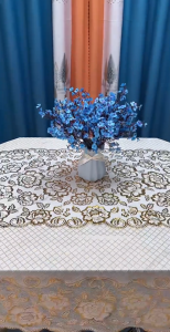 LUXU 6-8 Seats Oval Tablecloth Table Cover PVC Plastic Waterproof Oil Proof Modern Luxury Cloth Cus