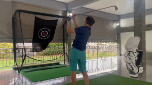 BNZ ตาข่ายฝึกซ้อมกอล์ฟ รุ่น NETPro ตีหัวไม้ Driver ได้ ขนาด 2.4x2.4เมตร ฟรี!!! พรมกอล์ฟ