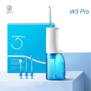 Soocas | SOOCAS W3 Pro Water Flosser Teeth 4 Type Nozzle Cleaner Oral Irrigator Type-c Rechargeable Cleaner 7 Modes Water Tank Removeable