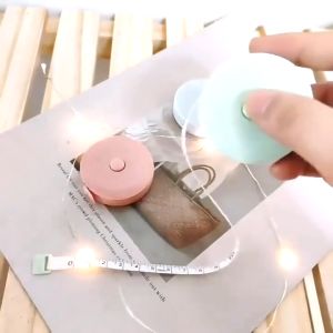 AXNAT Meteran Mini Gulung 15M Pengukur Lingkar Perut Baju Jahit Measure Tapes High Quality PR153