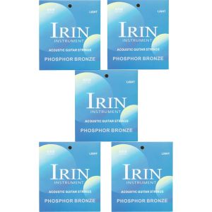 IRIN | IRIN 3/5/10 Set Acoustic Guitar Strings A331 A332 Hexagonal Alloy PVD Coated High Carbon Steel Core 6-String Folk Guitar Strings