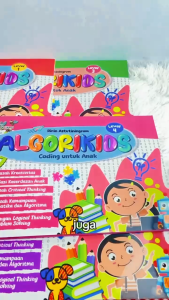 Iska Media [DAPAT 4] ALGORIKIDS BUKU CODING ANAK Level 1-4 Lengkap