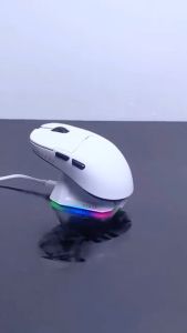 Ajazz AJ159 P Mouse Gaming Dual Mode PAW3395 hingga 26000 DPI dengan Dock Pengisian Daya Magnetik