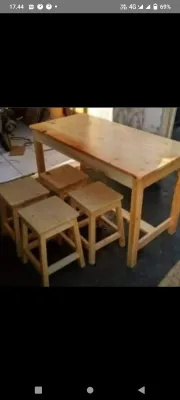 meja makan jati Belanda