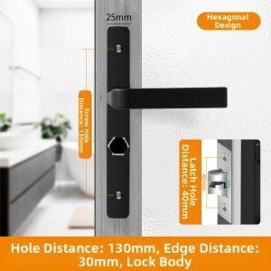Ultra Slim Bathroom Door Lock
