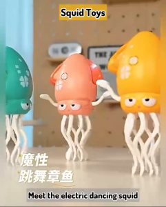 Magic Dancing Octopus Squid Toy Music Automatic Obstacle Avoidance Funny Toys Kids Toy