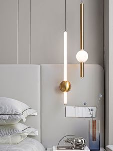 Nordic Style Luxury Simple Long Pendant Light Counter Bar Front Desk Art Decor Lamp Iron Art Pendant Light Modern Minimalist